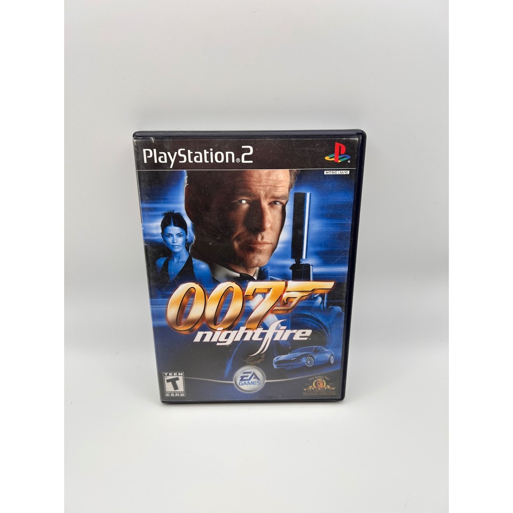 007 Nightfire Sony PlayStation 2 PS2 Game EA Games Pierce Brosnan w/ Case